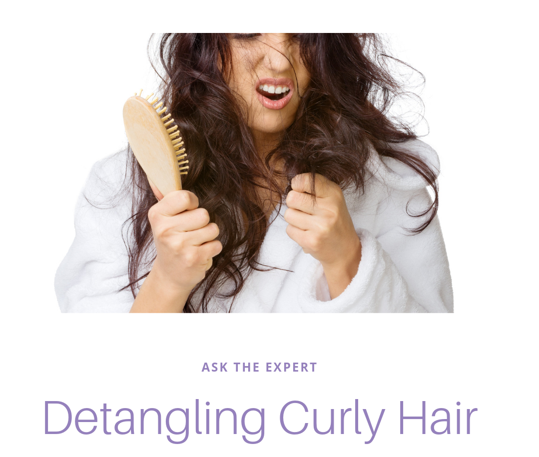 Detangling Curly Hair