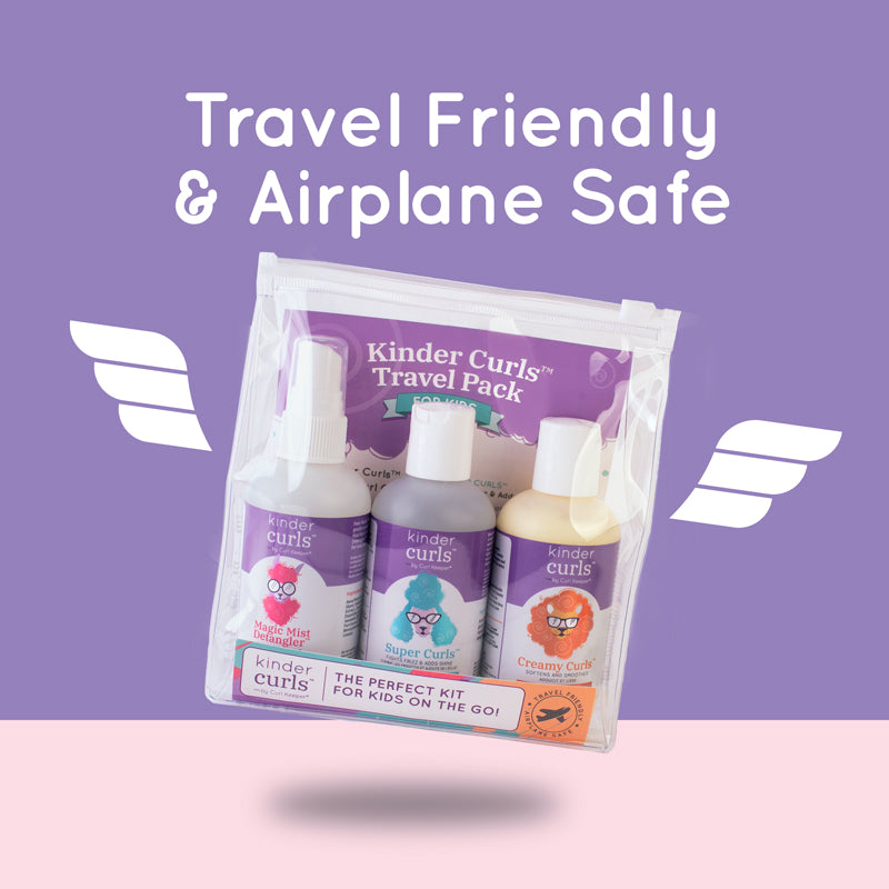 Kinder Curls Travel Pack - Airplane safe & Travel friendly